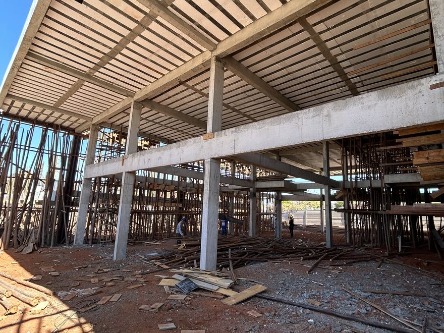 Jardins Open Mall — Estrutura desformada