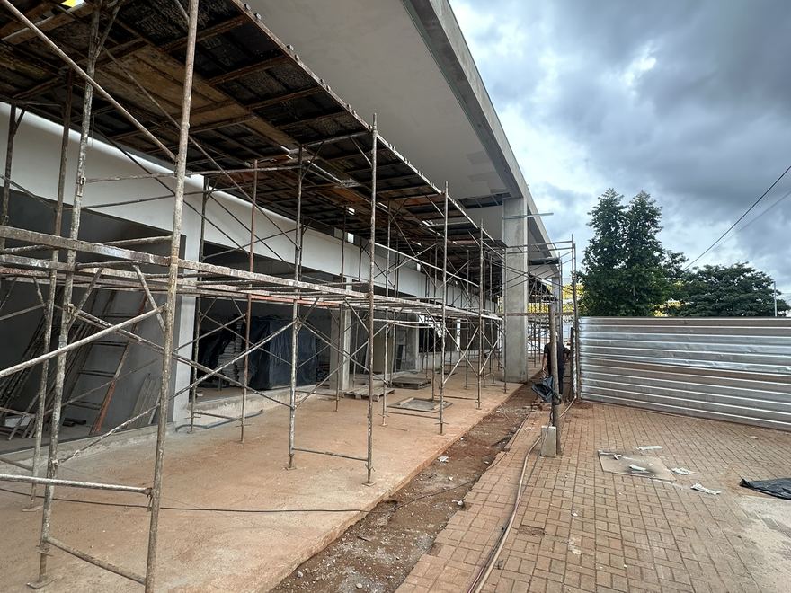 Jardins Open Mall — Fase de acabamento das lojas